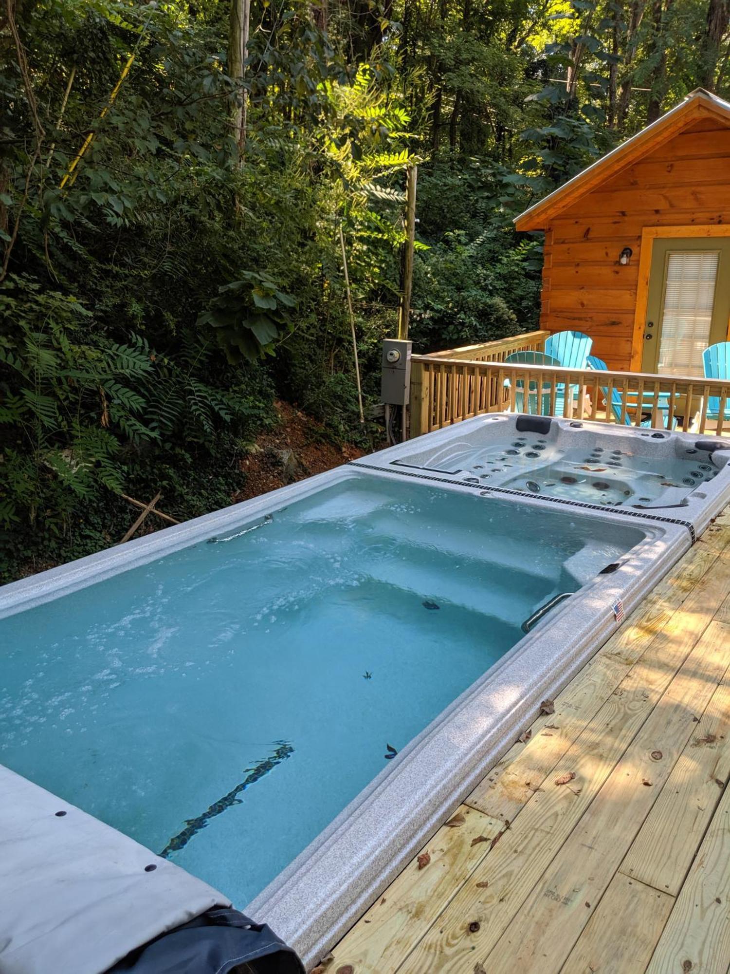 River Cabin Hot Tub & Swim Spa Near Downtown Τσαττανούγκα Εξωτερικό φωτογραφία