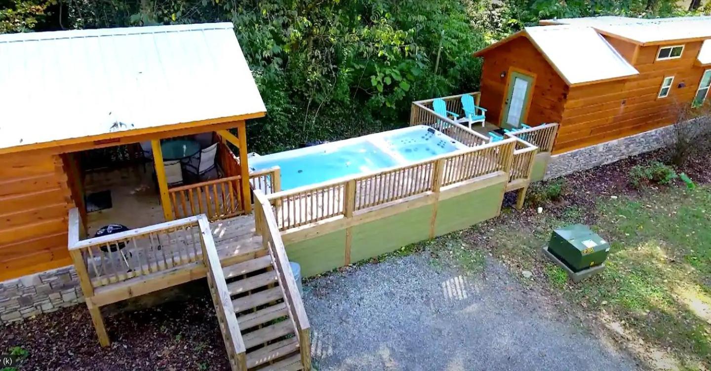 River Cabin Hot Tub & Swim Spa Near Downtown Τσαττανούγκα Εξωτερικό φωτογραφία